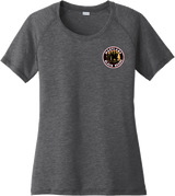Maryland Black Bears Ladies PosiCharge Tri-Blend Wicking Scoop Neck Raglan Tee